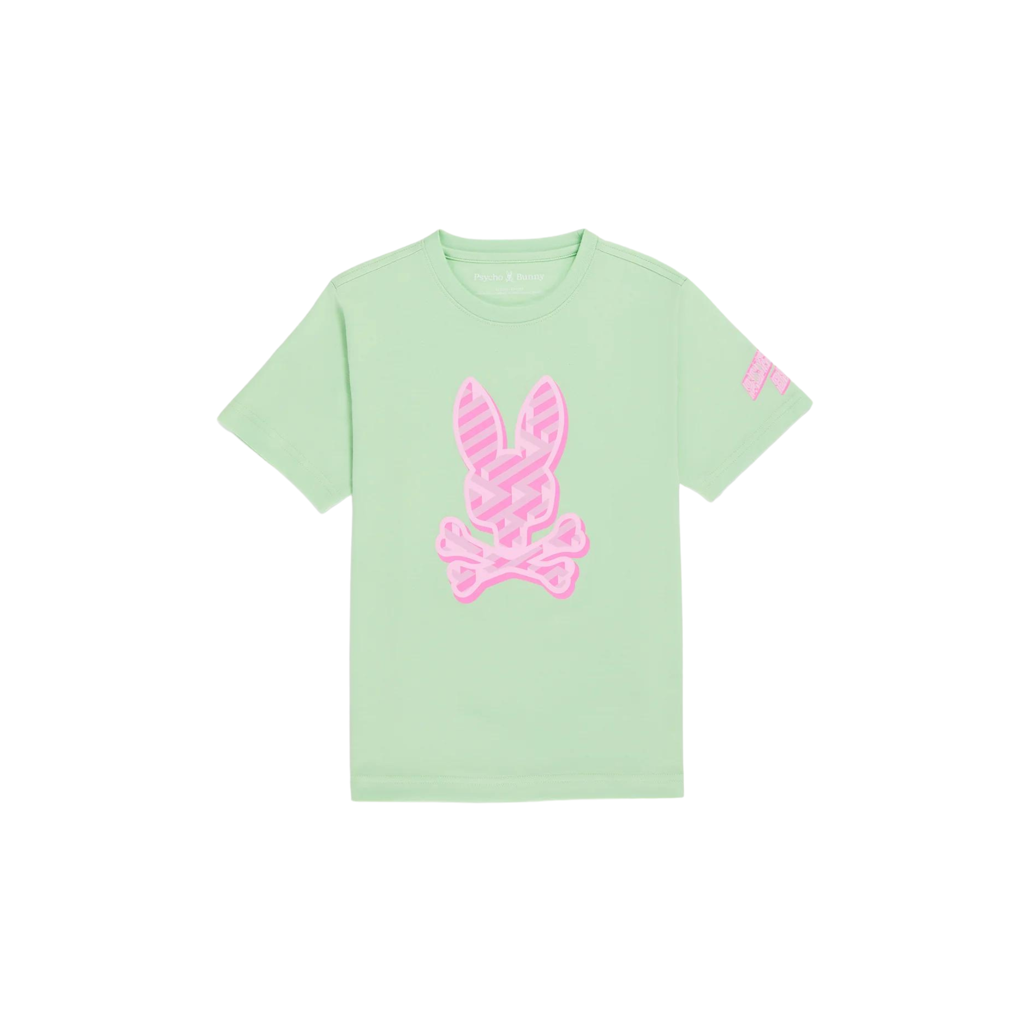 Kids Psycho Bunny Pisani Graphic Tee (Icy Mint) - Psycho Bunny