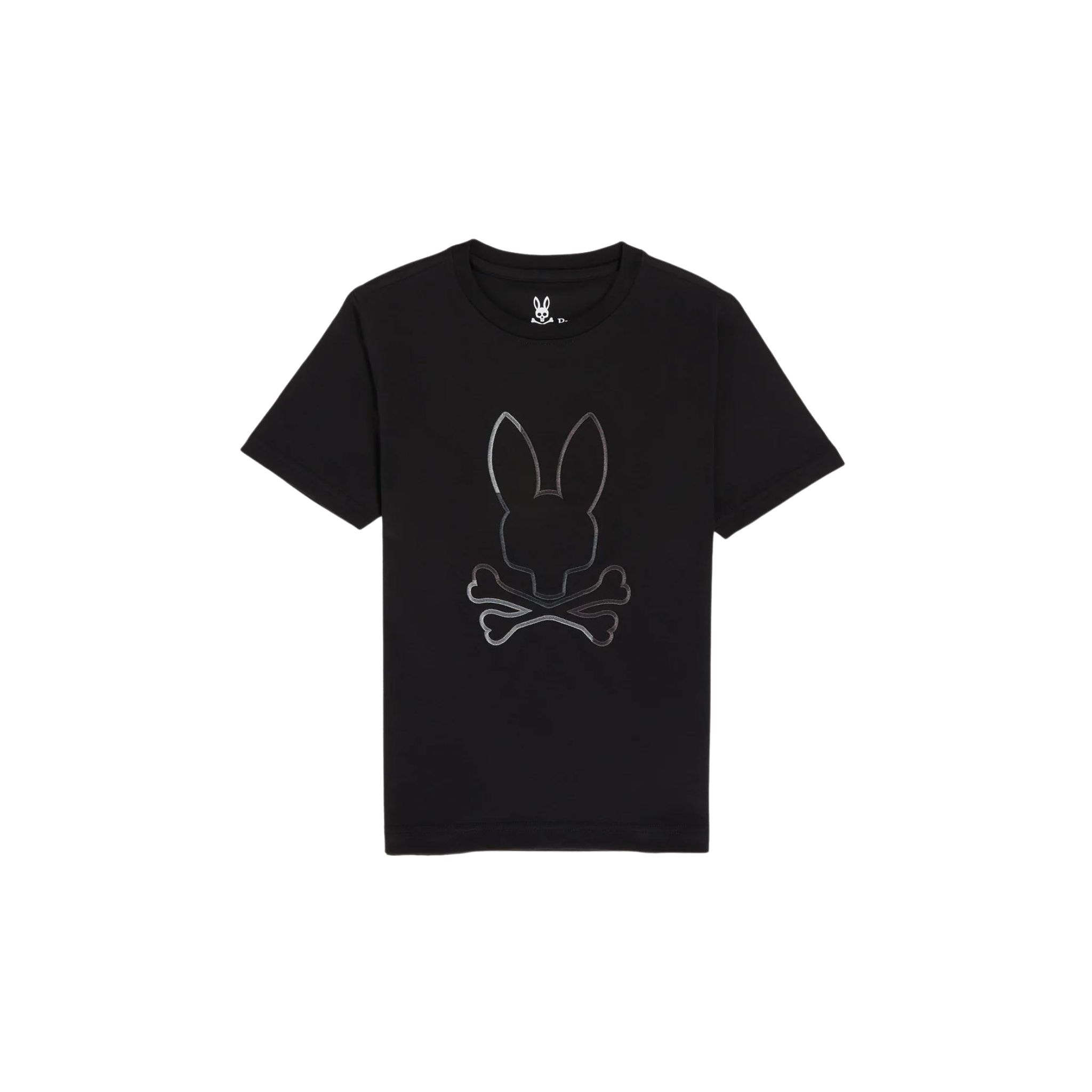 Kid's Psycho Bunny Calle Graphic Tee (Black) - Psycho Bunny