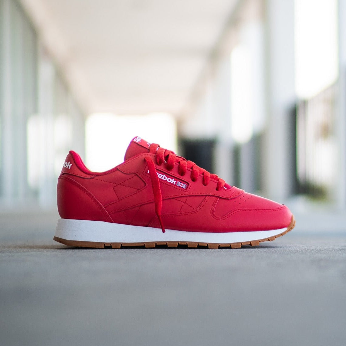 Men's Reebok Classic Leather (Vector Red/White) - Reebok