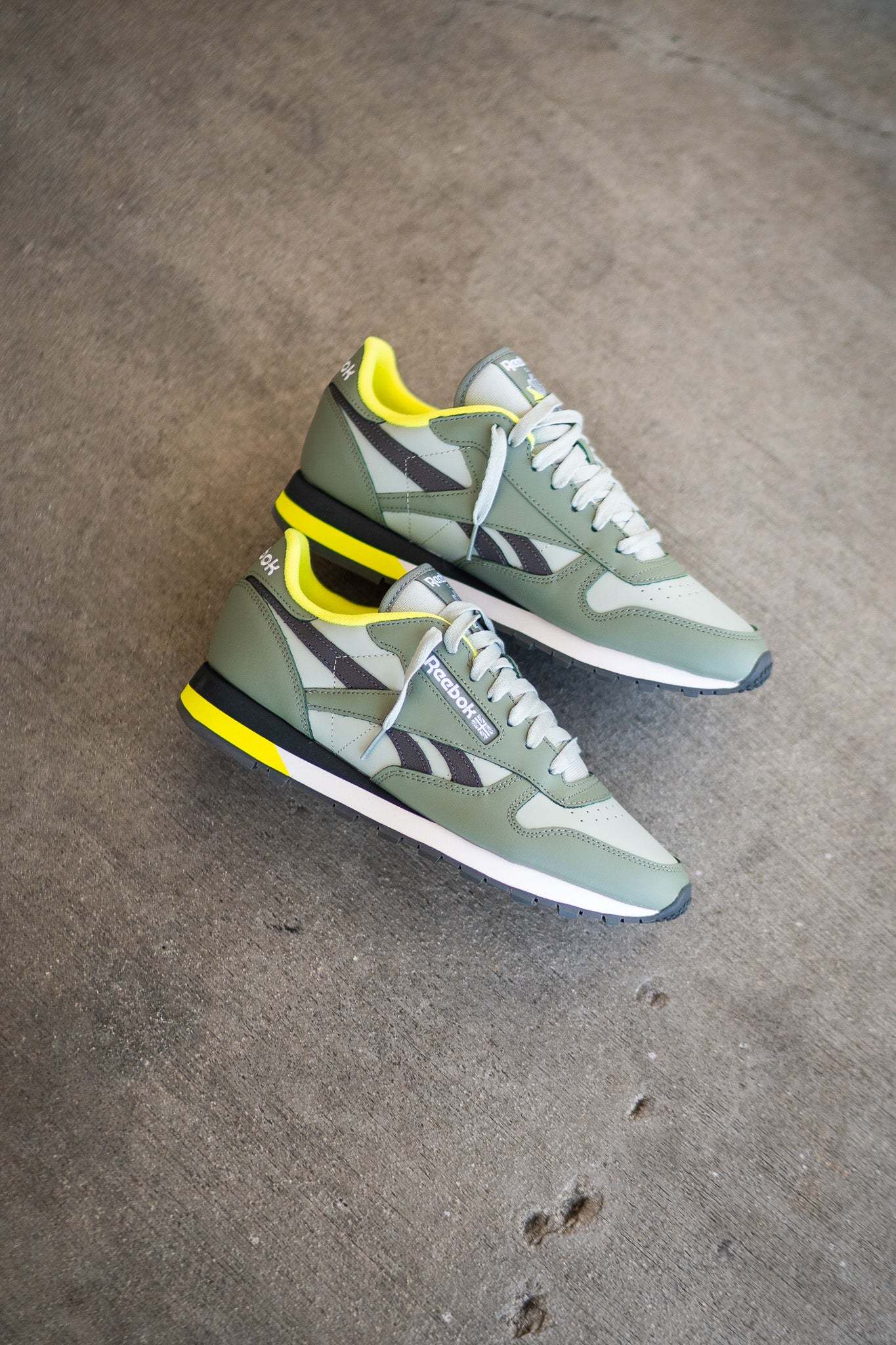 Men's Reebok Classic Leather (Harmony Green/Sea Spray) - Reebok