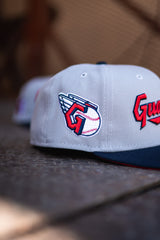 New Era Cleveland Guardians Red UV (Good Grey/Navy) - New Era