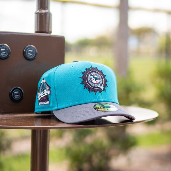 Custom New Era Florida Marlins Inaugural 10th Anniversary Fitted