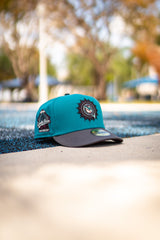 New Era Florida Marlins 25th Anniversary Bordeaux UV (Teal/Grey) - New Era