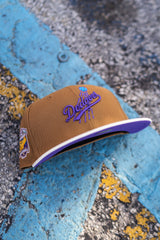 New Era Los Angeles Dodgers 40th Anniversary Purple UV (Khaki/Off White) - New Era