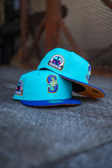 New Era Seattle Mariners 40th Anniversary Tangerine UV (Teal/Purple) - New Era