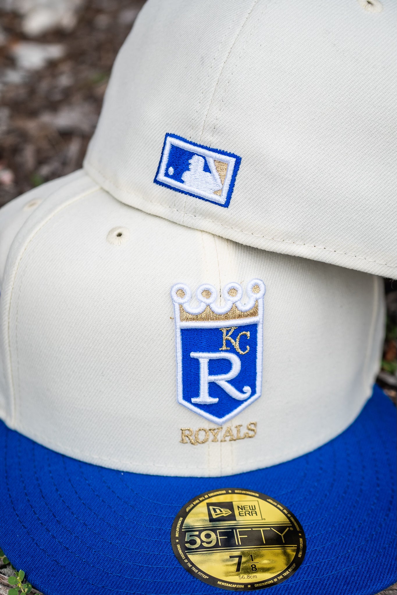 New Era KC Royals 25th Anniversary Green UV (Off White/Royal) - New Era