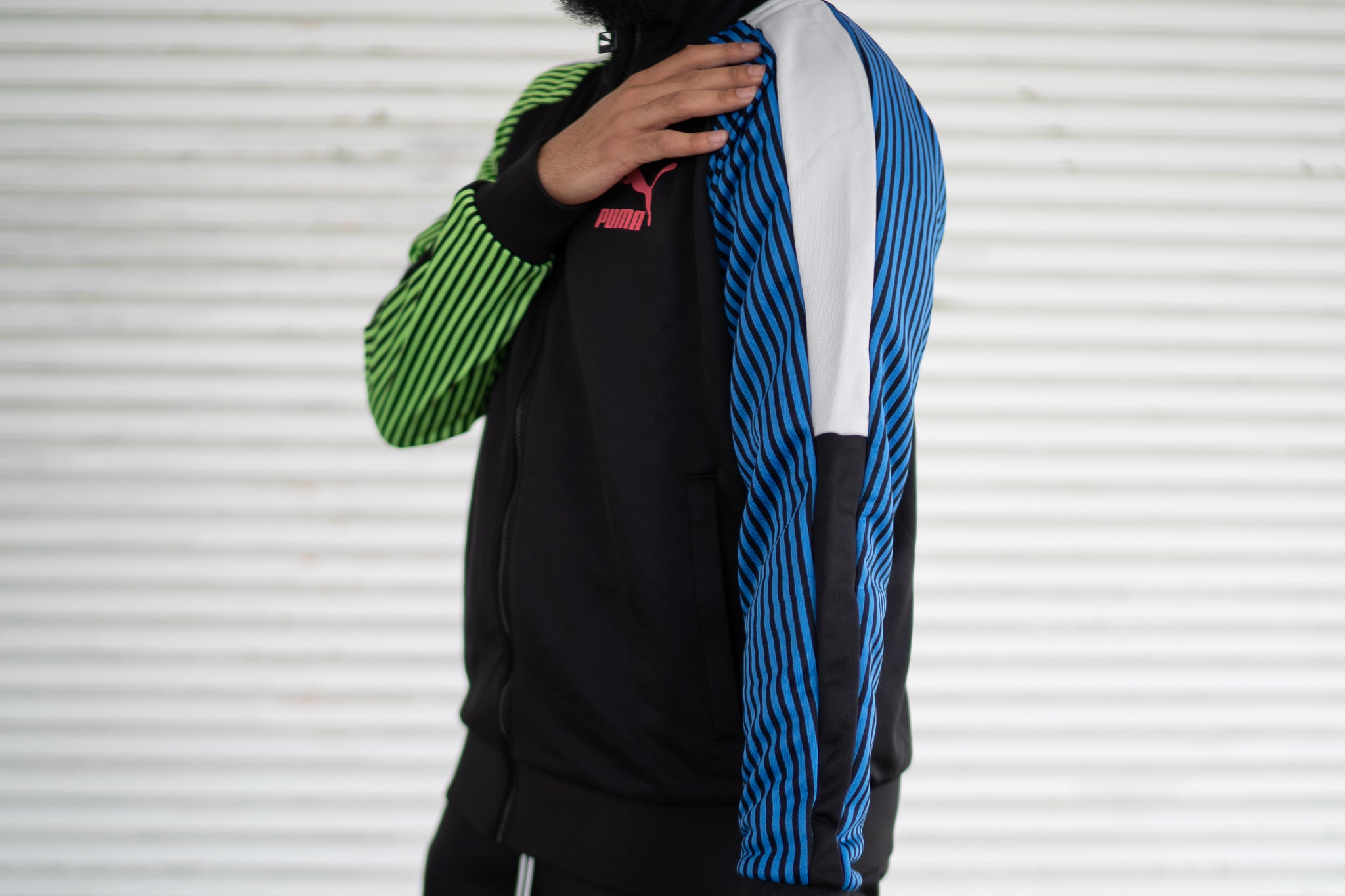 PUMA T7 Track Jacket (Black/Multi) - Puma