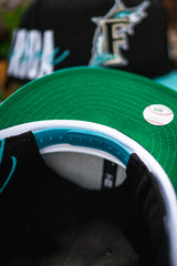 New Era Florida Marlins Side Script Snapback - New Era