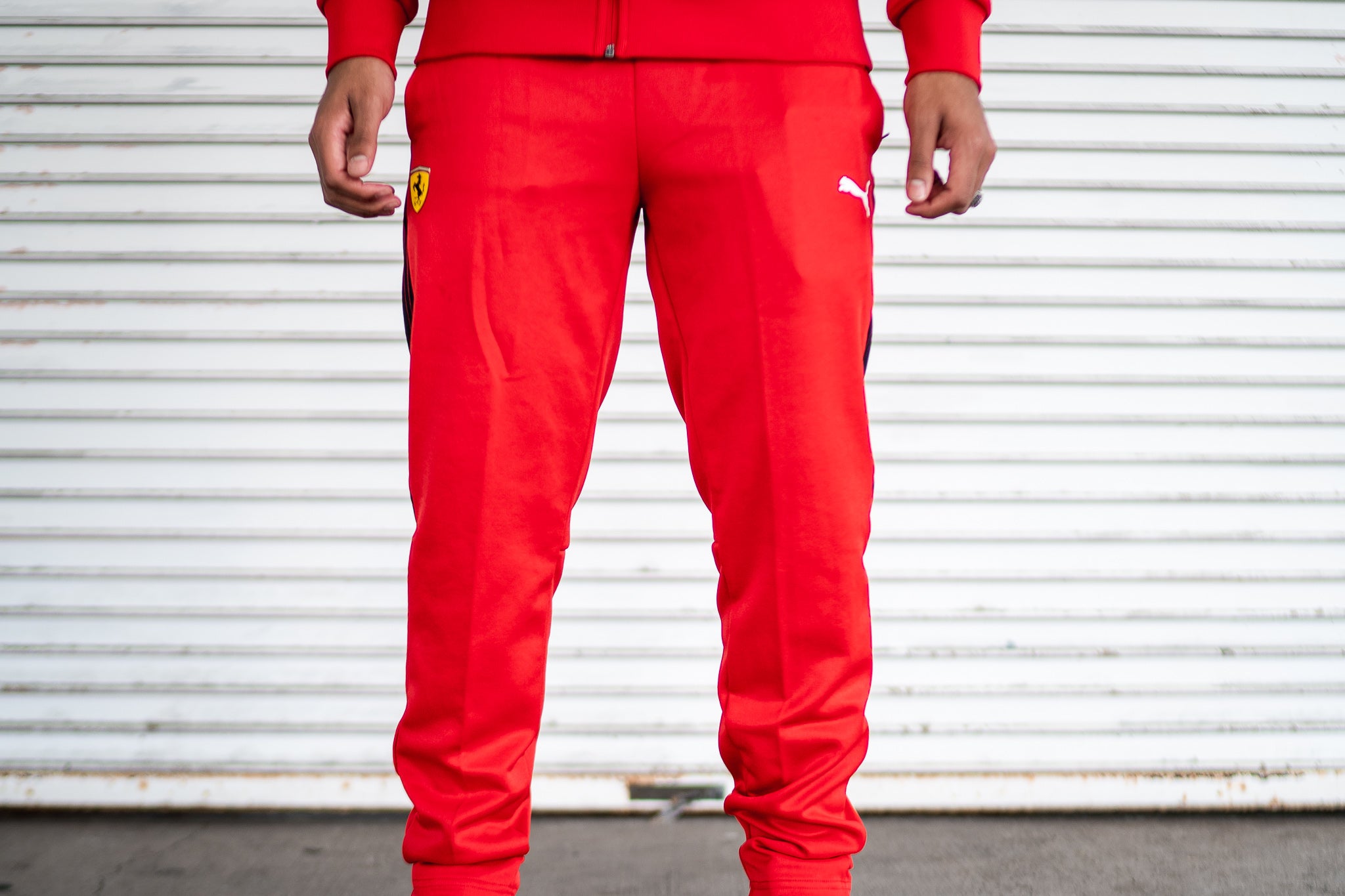 Puma Scuderia Ferrari Race T7 Men s Track Pants Red S