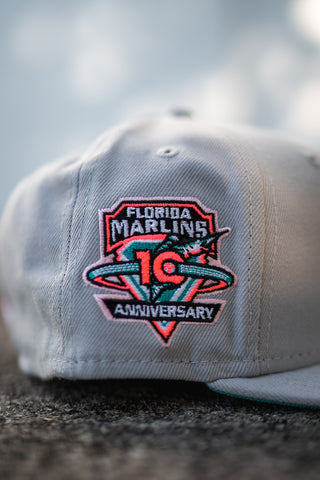New Era Florida Marlins 10th Anniversary Teal UV (Cool Grey)