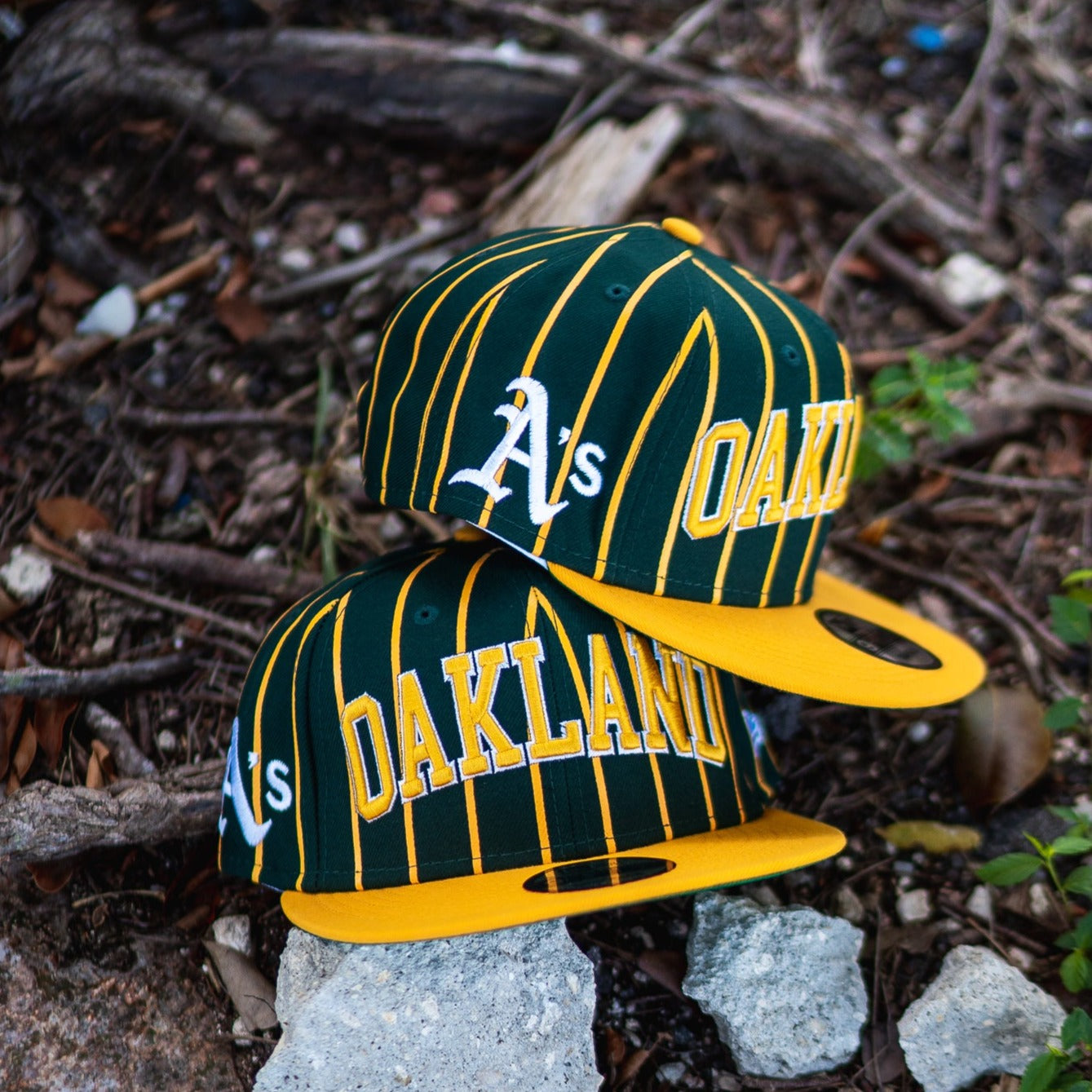 New Era Oakland Athletics Pinstripe Baseball Hat