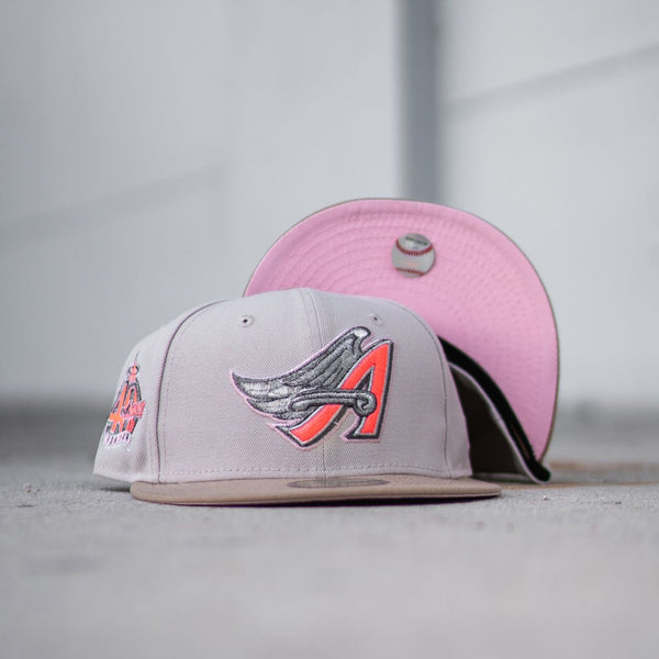 Maroon California Angels Gray Bottom 1989 All Star Game New Era 59FIFTY Fitted 71/8