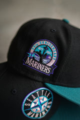 New Era Seattle Mariners 30th Anniversary Purple UV (Black/Pine) - New Era