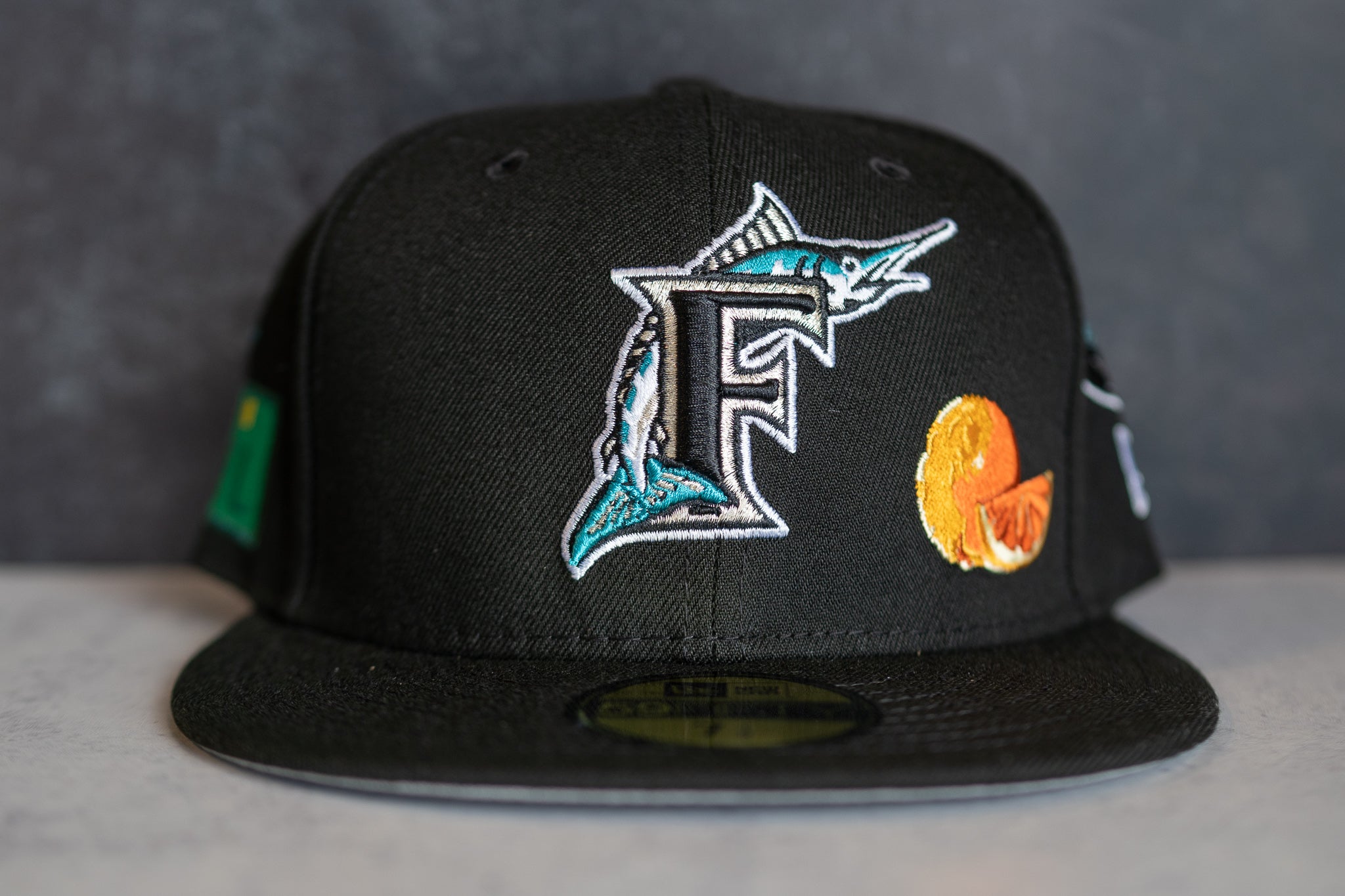 Shop New Era 59Fifty Florida Marlins City Transit Fitted Hat