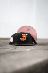 New Era San Fransisco Giants Floral 2010 World Series Pink UV (Black) - New Era