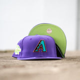 New Era Arizona Diamondbacks Cyber 2001 World Series Green UV (Purple) - New Era