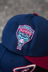 New Era Arizona Diamondback 1998 Inaugural Season Aqua UV (Navy/Cardinal) - New Era