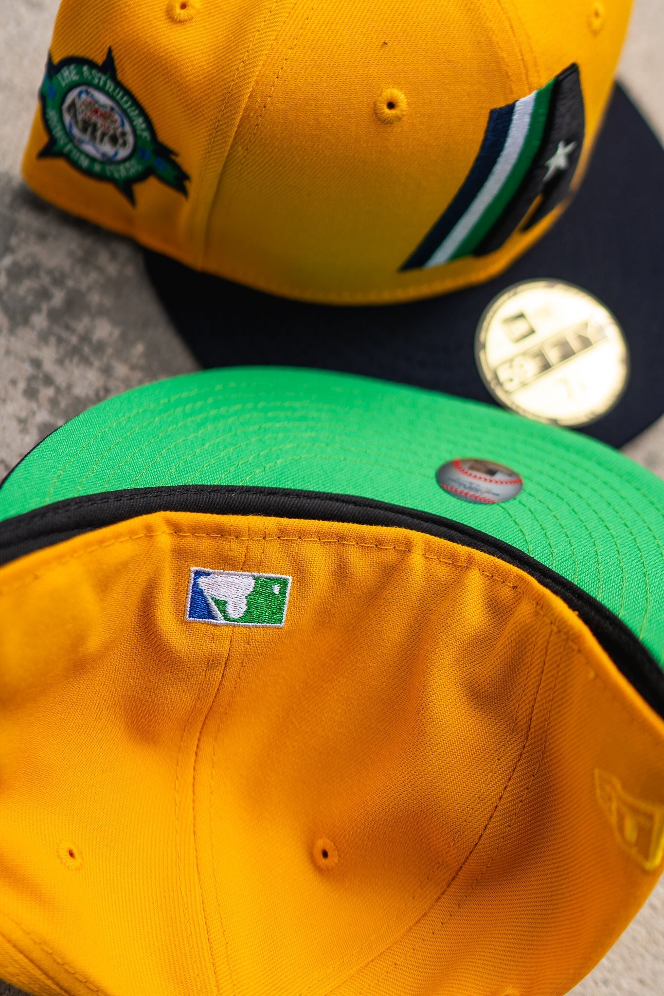 New Era Houston Astros 1986 Astrodome Lucky Green UV (Yellow/Navy) - New Era