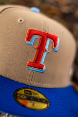 New Era Texas Rangers 1995 ASG Sky UV (Khaki/Royal) - New Era