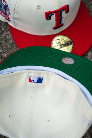 New Era Texas Rangers Final Season Good Green UV (Off White/Red