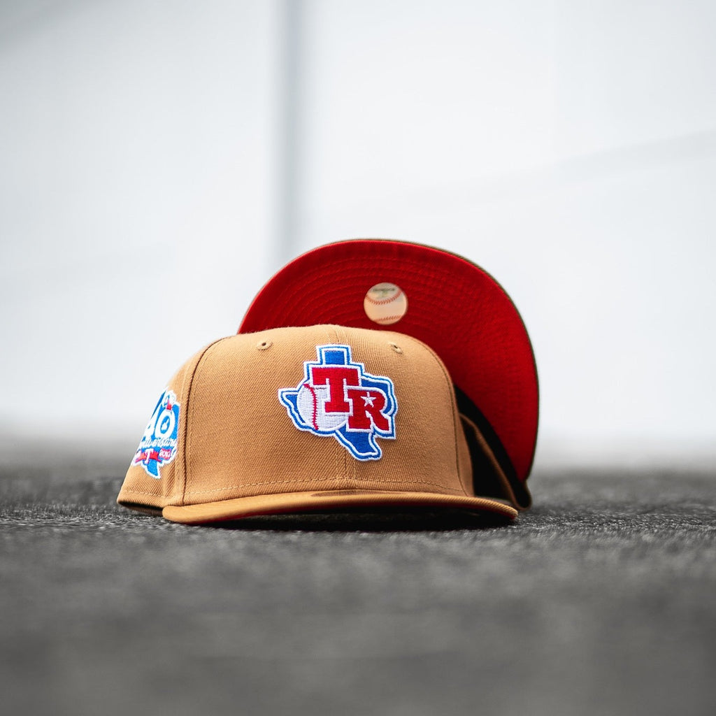 New Era Texas Rangers 40th Anniversary Red UV (Wheat/Tan)