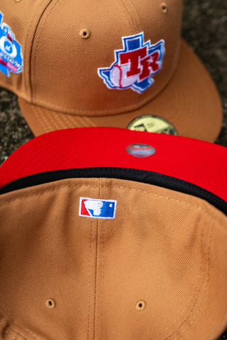 7 1/4 Red UV New Era Exclusive Texas Rangers 40th Anniversary Fitted