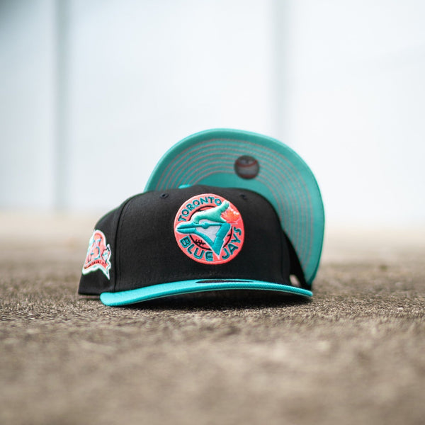 Toronto Blue Jays 25th Anniversary Turquoise Brim New Era Fitted