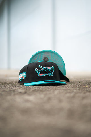 Tampa Bay Devil Rays (TB) (1998-2000 Game) New Era 59FIFTY Fitted (Grey BRIM)