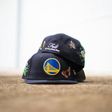 New Era x Felt Golden State Warriors Good Grey UV (Navy) - New Era