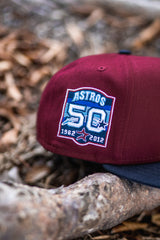 New Era Houston Astros 50th Anniversary Sky UV (Maroon/Navy) - New Era