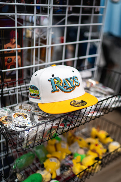 RAYS BLUE YELLOW TB TROPICANA FIELD 59FIFTY NEW ERA FITTED CAP