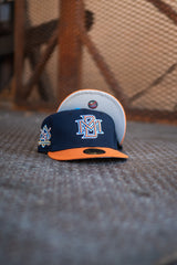 New Era Milwaukee Brewers 25th Anniversary Good Grey UV (Navy/Rust) - New Era