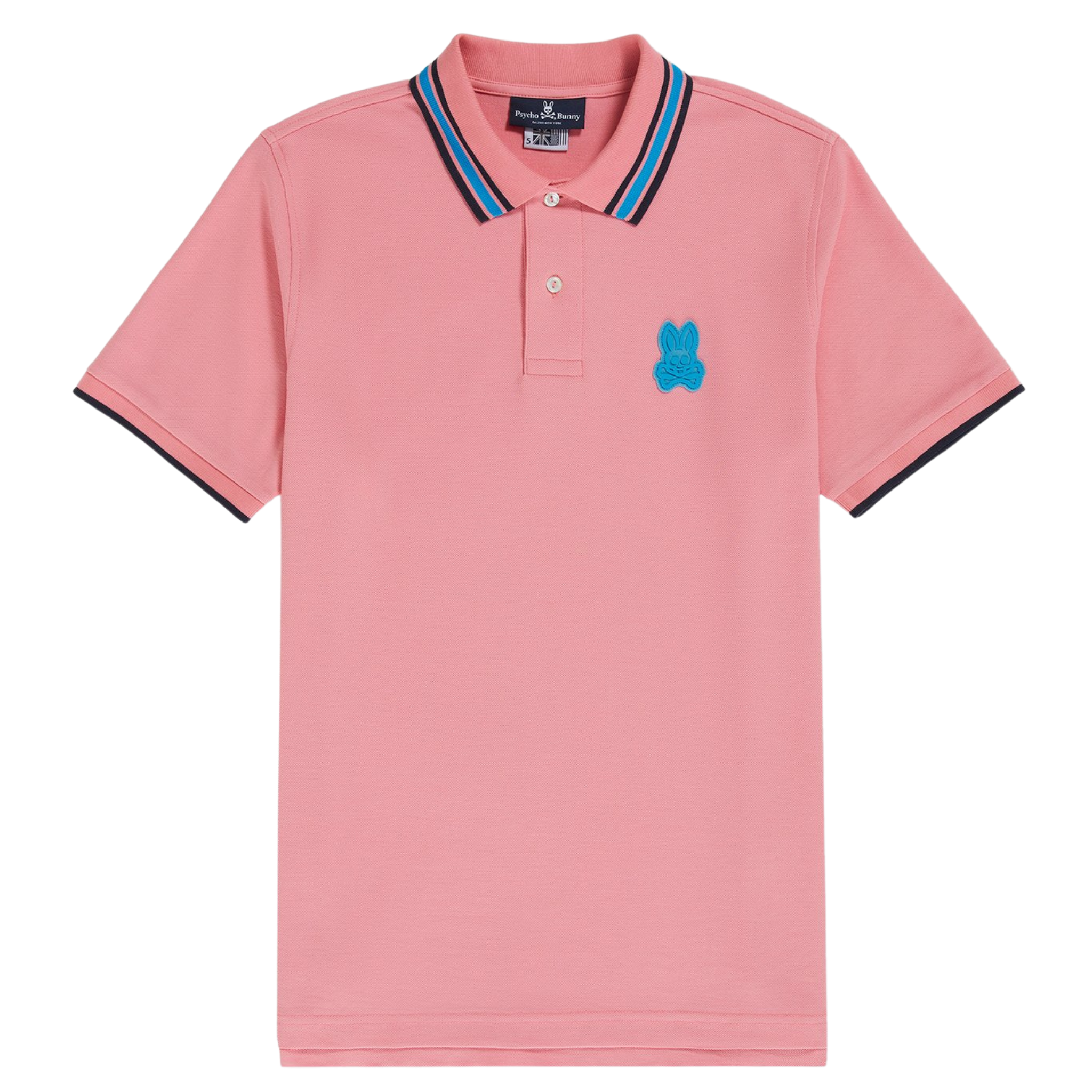 Psycho Bunny Eaton Short Sleeve Polo (Winter Rose) - Psycho Bunny