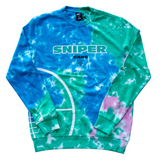 Sniper Gang NFL Tie-Dye Crewneck (Blue/Multi) - Sniper Gang Apparel