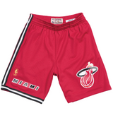 Mitchell & Ness Swingman Shorts Miami Heat Alternate 1996-97 (Red) - Mitchell & Ness