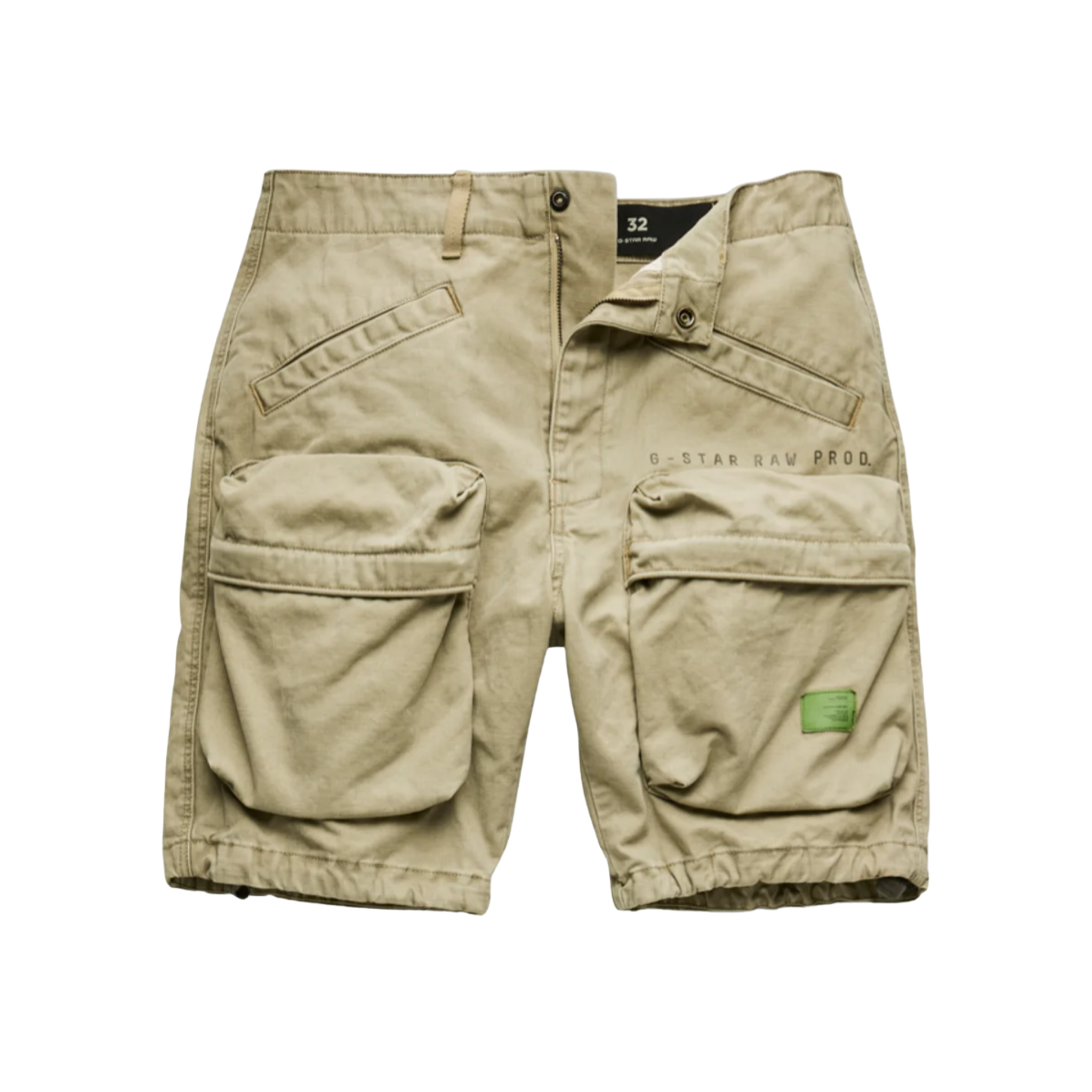 G-star RELAXED CARGO SHORTS (Light Moss) - G-Star RAW