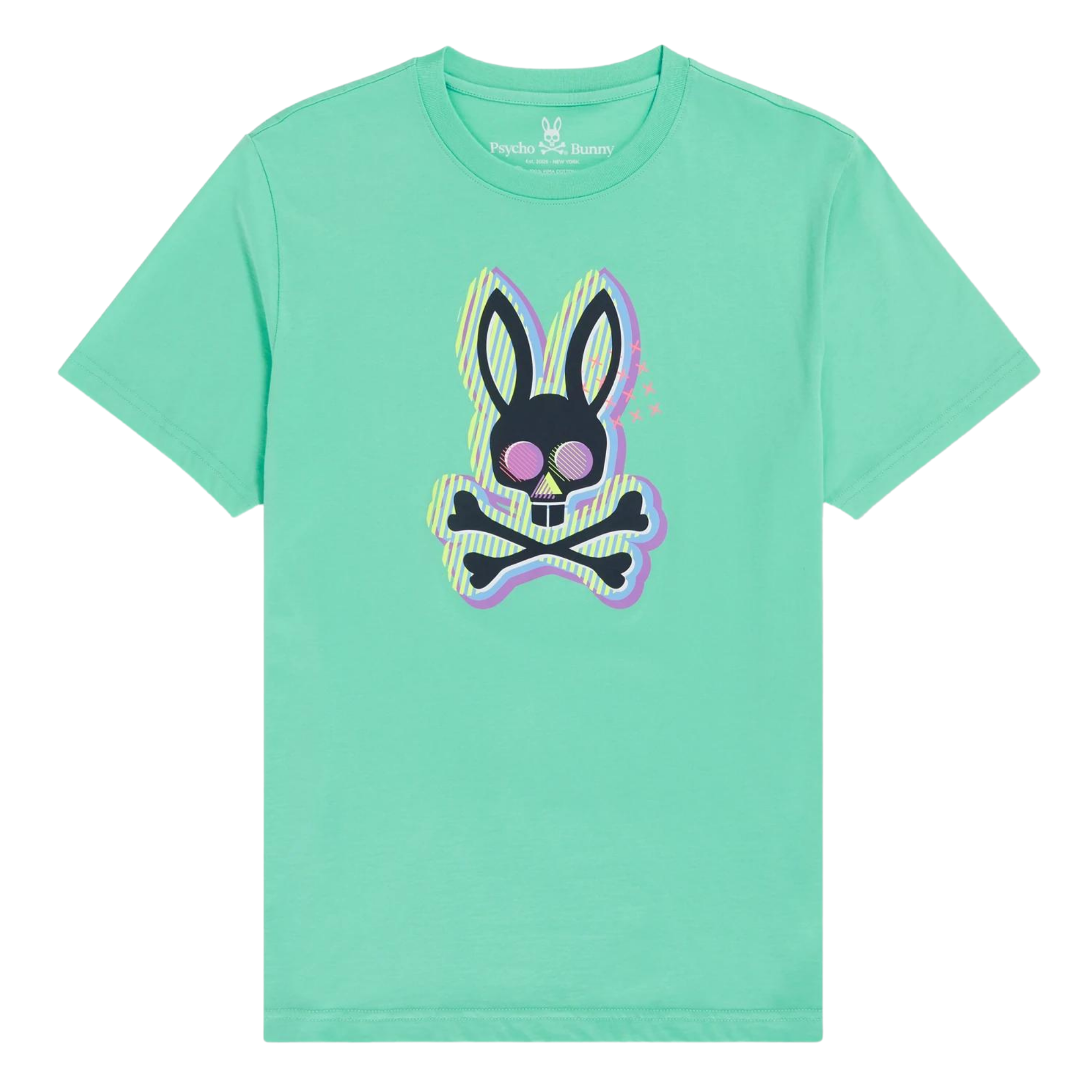 Psycho Bunny Ethan Deco Bunny Tee (Miami Pool) - Psycho Bunny