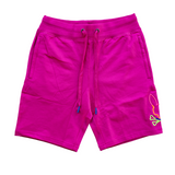 Psycho Bunny Men's Leo Bunny Shorts (Magenta Storm) - Psycho Bunny