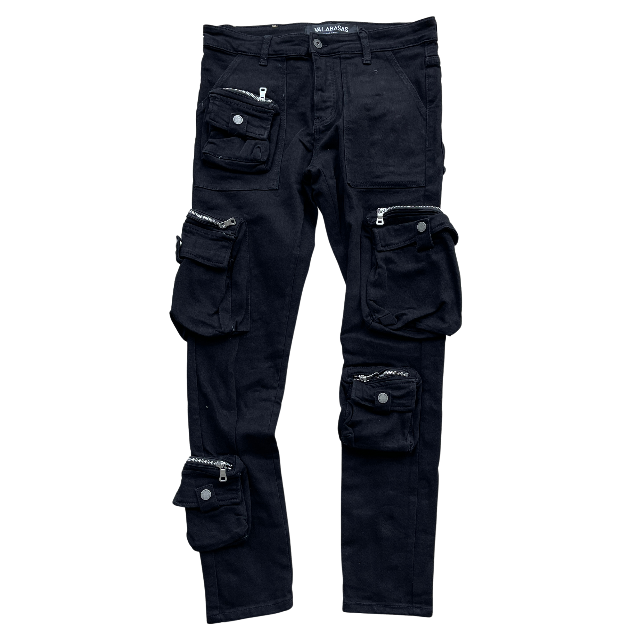 VALABASAS FEDERAL JEANS (NERO) - VALABASAS