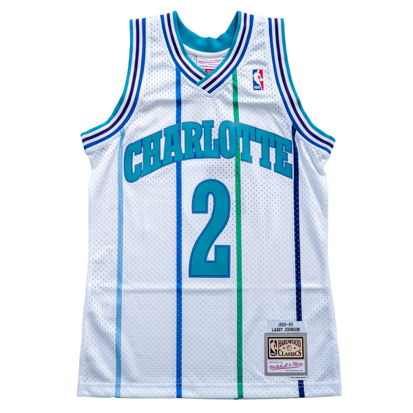 Youth Mitchell & Ness Alonzo Mourning Teal Charlotte Hornets 1992
