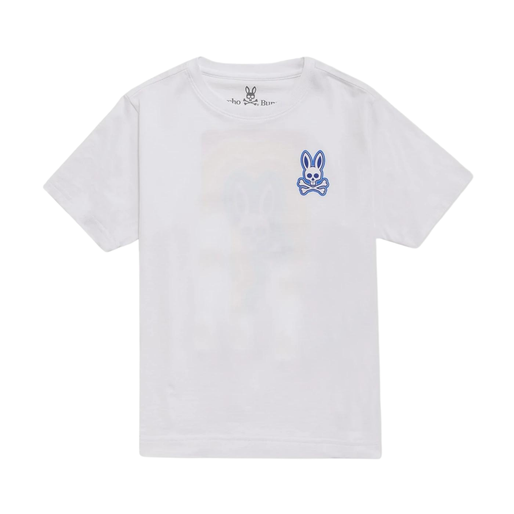 KIDS Psycho Bunny Chelton GRAPHIC TEE (White) - Psycho Bunny