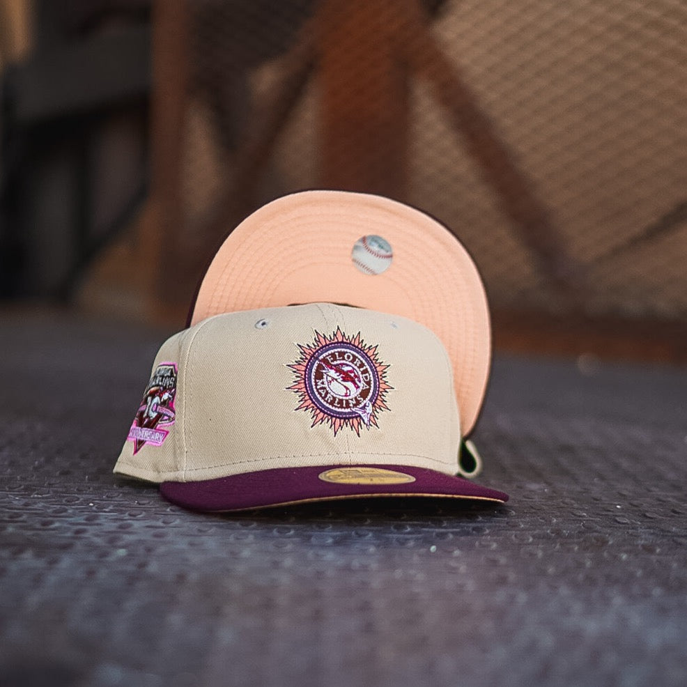 New Era Florida Marlins 25th Anniversary Hot Lava UV (Khaki/Black)