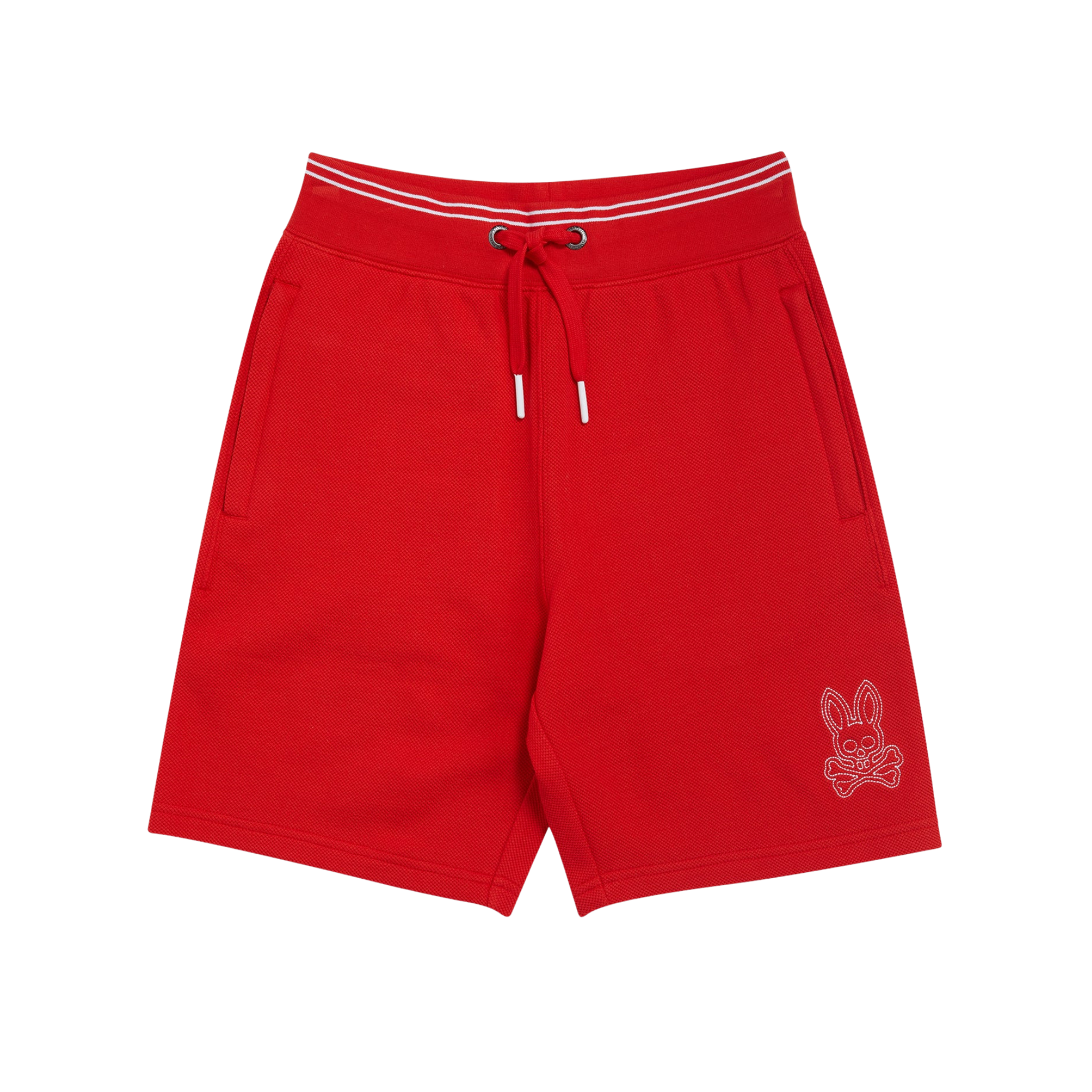 Kids Psycho Bunny Larkin Shorts (Red Spice) - Psycho Bunny