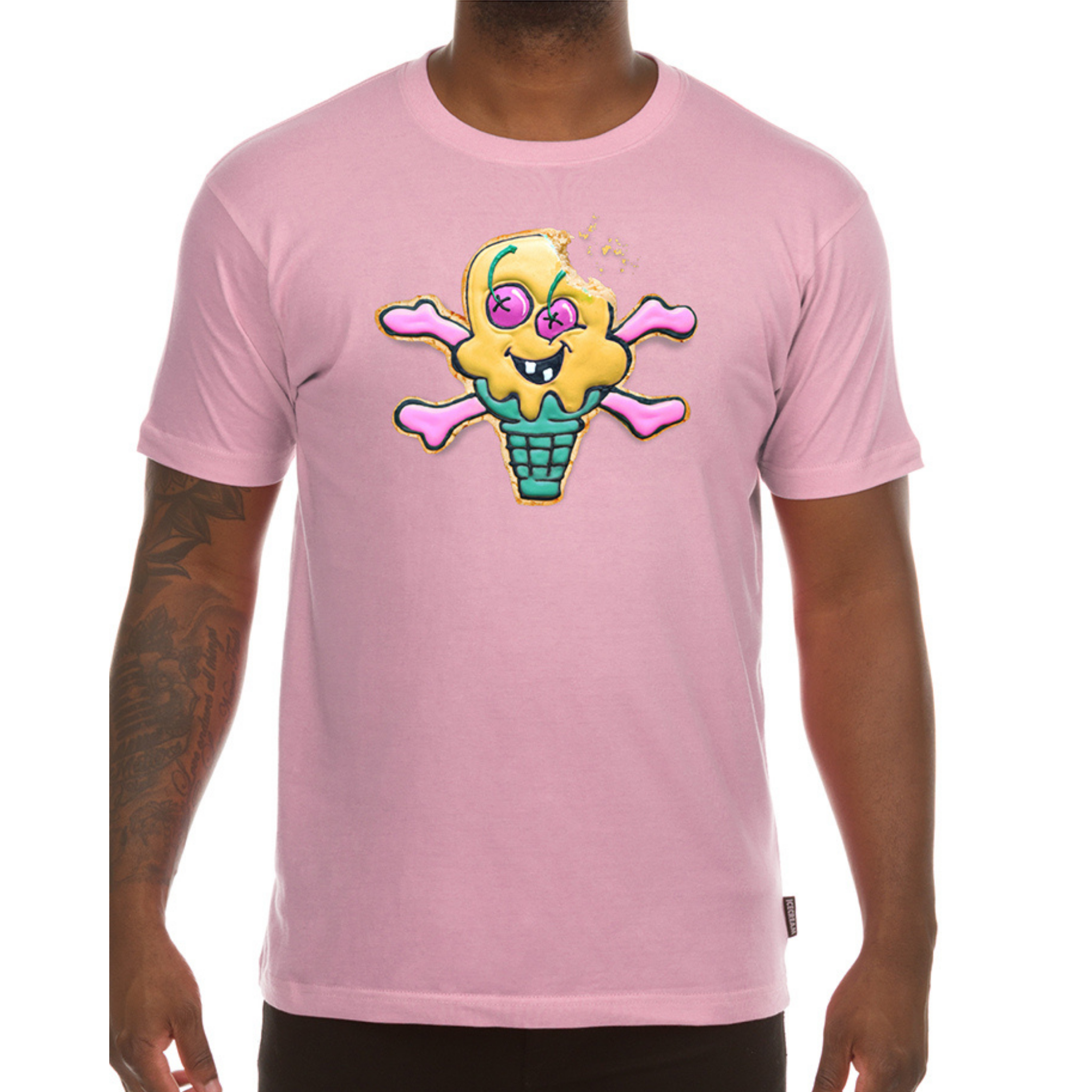 Ice Cream Cookies SS Tee (Pink Nectar) - Ice Cream